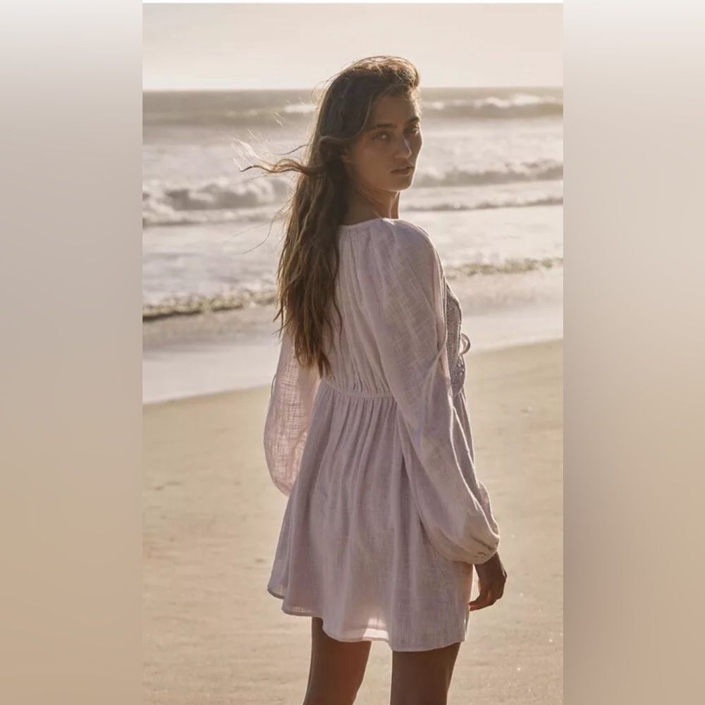 Free People Summer Strutin’ Mini Dress size S - Picture 3 of 9
